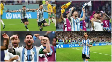 Lionel Messi, Australia, Argentina, celebrating, cheer, chant, World Cup