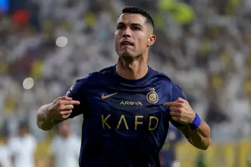 Al-Nassr's Portuguese forward Cristiano Ronaldo became the first player to score 850 career goals