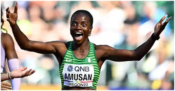 Tobi Amusan, Michael Johnson, Team Nigeria, hurdles world record, World Athletics Championships, hurdles results