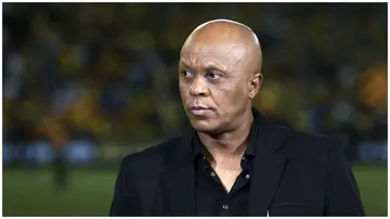 Doctor Khumalo hails Bafana Bafana star due to his performance in the 2023 AFCON. Photo: @CapricornFM.