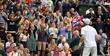 Wimbledon fans cheer Andy Murray, but other star names have been forced out by Covid-19