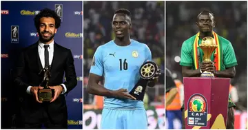 Mohammed Salah, Edouard Mendy, Sadio Mane, CAF Player of the Year Award