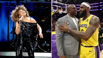 Tina Turner, LeBron James, Magic Johnson, Los Angeles Lakers, Boston Celtics, Miami Heat, Emmitt Smith, Charlotte Flair, Iron Shiek