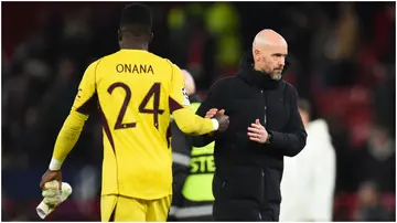 Andre Onana, Erik ten Hag, Manchester United, Bayern Munich, Old Trafford, UEFA Champions League.