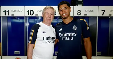 Carlo Ancelotti and Jude Bellingham