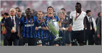 Sulley Muntari, Mario Balotelli, Inter Milan, Zanetti