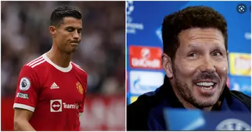 Cristiano Ronaldo, Diego Simeone, Atletico Madrid, Manchester United