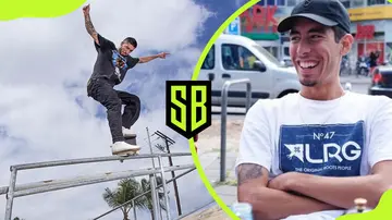 Skateboarder Miles Silvas