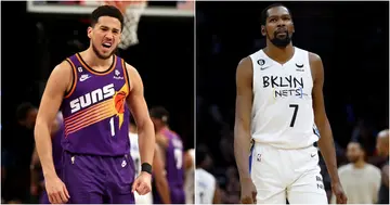 Devin Booker, Kevin Durant, Phoenix Suns, Brooklyn Nets