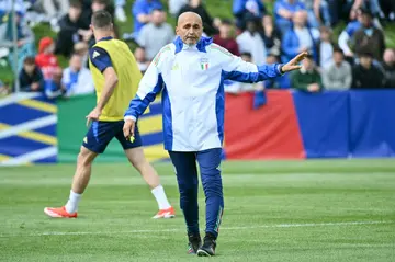 Italy coach Luciano Spalletti led Napoli to the Serie A title in 2023