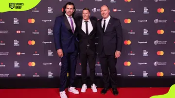 Victor Matfield, Jean De Villiers, and Schalk Burger