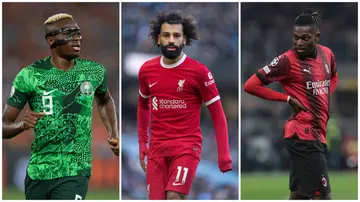 Victor Osimhen, Mohamed Salah, Rafael Leao, Kylian Mbappe