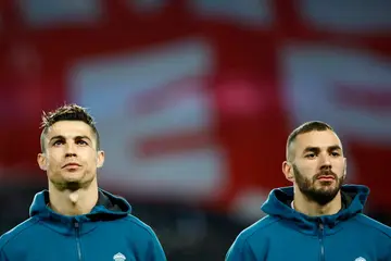 Karim Benzema and Cristiano Ronaldo.