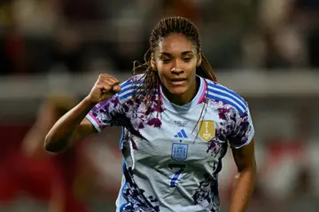 Salma Paralluelo scored a hat-trick as Spain ran out 7-0 winners in Belgium