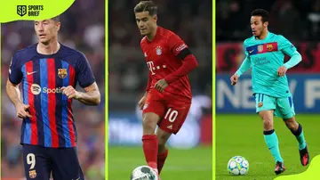 Bayern Barcelona players