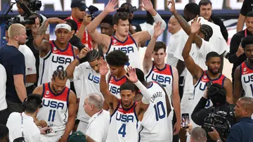 Team USA, USA Basketball, 2023 FIBA World Cup, Anthony Edwards, Paolo Banchero, Tyrese Haliburton, Jalen Brunson, Josh Hart, Austin Reaves, Walker Kessler, Mikal Bridges, Steve Kerr, Cam Johnson