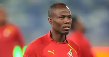 Ex-Ghana midfielder playing for the Black Stars at the World Cup. SOURCE: Twitter/ @ghanafaofficial