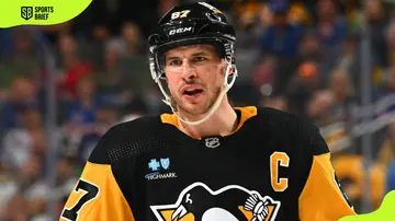 Sidney Crosby of the Pittsburgh Penguins at PPG PAINTS Arena