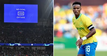 VAR and Mamelodi Sundowns captain Themba Zwane.