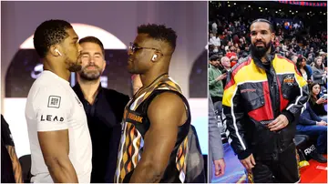 Drake places bet, Francis Ngannou vs Anthony Joshua, Saudi Arabia, Tyson Fury, Oleksandr Usyk, UFC
