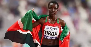 Agnes Tirop. Photo: Athletics Kenya.