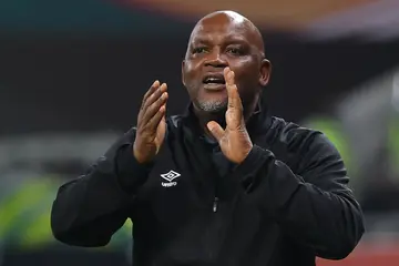 Pitso Mosimane is one of the frontrunners for the Kaizer Chiefs coaching job ahead of next season. Photo: Karim Jaafar.