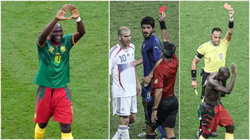Cameroon, 2006 World Cup, Vincent Aboubakar, red card, Zinedine Zidane