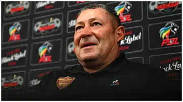 Steve Barker speaks on the numbers of Stellenbosch players in South Africa's preliminary squad. Photo: @iDiskiTimes.