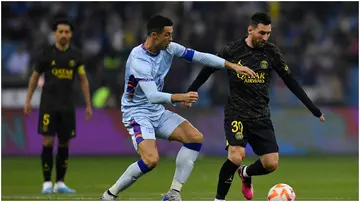 Lionel Messi, Cristiano Ronaldo, Paris Saint-Germain, Al-Nassr, Riyadh Season Cup, Saudi Arabia.