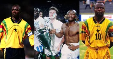 Ballon d'Or: Abedi, Yeboah and Two Other Black Stars Players to Come Closest to Winning