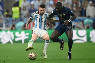 Lionel Messi and Dayot Upamecano came against each other when Argentina played France in the World Cup final in Qatar