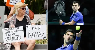 Novak Djokovic, Australia, Protest, Australian Open, Tennis