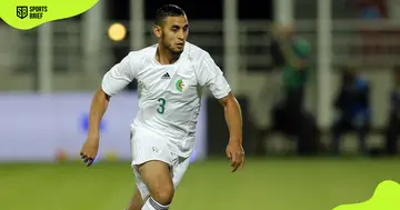 Algeria's Faouzi Ghoulam in action.