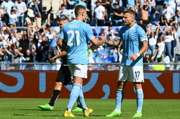 Sergej Milinkovic-Savic netted twice in Lazio's stroll against Spezia