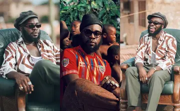 Phobiaaa - Ghanaian rapper Manifest glitters in Hearts of Oak jersey
