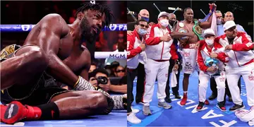 Nigerian Heavyweight Efe Ajagba Suffers First Career Defeat, gets Knocked Down