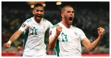 Islam Slimani, Algeria, Cameroon, World Cup play-offs, Qatar 2022, FIFA World Cup