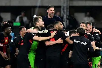 Bayer Leverkusen won the German Cup by defeating Kaiserslautern 1-0 thanks to Granit Xhaka's long-range strike