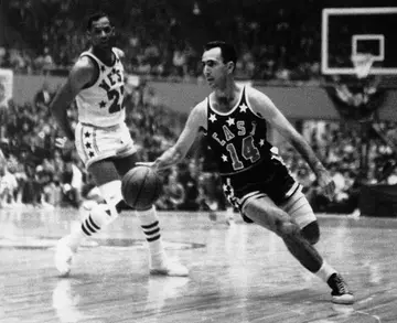 Cousy was the natural leader for that successful Boston Celtics side.