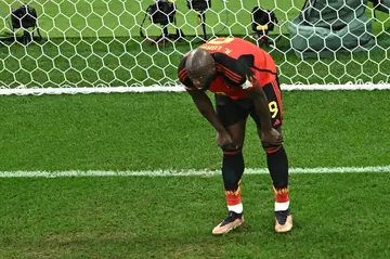 Romelu Lukaku missed several golden chances as Belgium were knocked out of the World Cup