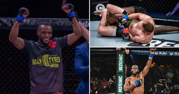 Vince Bembe, Knocks Out, Ashley Calvert, 40 Seconds, Dominant Display, Extreme Fighting Championship 98, MMA, South Africa, Sport, Stefan Pretorious
