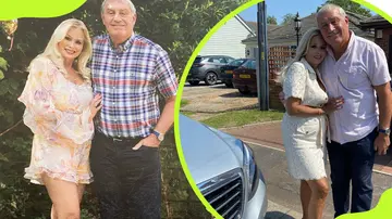 Peter Shilton and his wife Steph Hayward Shilton