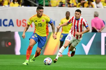 James Rodriguez created two goals in Colombia's opening Copa America victory over Paraguay on Monday