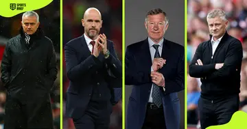 Man Utd's managers list