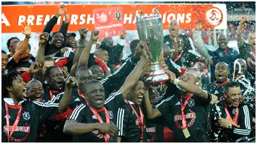 Orlando Pirates when they won the Absa Premiership in 2011. Photo: Lefty Shivambu..