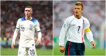 Phil Foden, David Beckham, 2022 World Cup, 2002 World Cup, England, Senegal