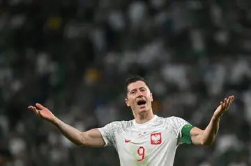 Robert Lewandowski has scored 77 times for Poland, but only once at the World Cup