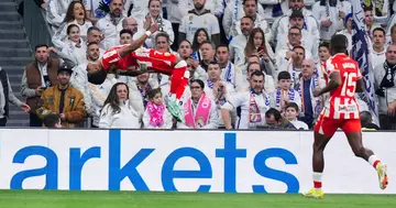 Largie Ramazani scored a goal against Real Madrid and celebrated in style for Almeria.