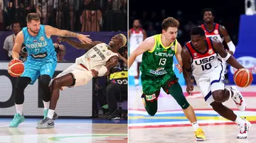 FIBA World Cup, Luka Doncic, Anthony Edwards, Paolo Banchero, Dennis Schroder, USA, Lithuania, Germany, Slovenia, Latvia, Canada, Italy, Serbia