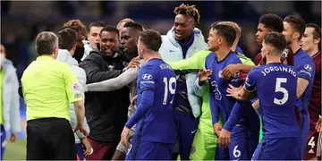 Chelsea Star's Wife 'Attacks' Leicester City Defender After Touchline Scuffle